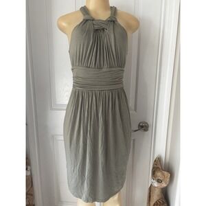 Women's Ann Taylor Loft Cocktail/Party Dress, Size 4 Color: Olive Green